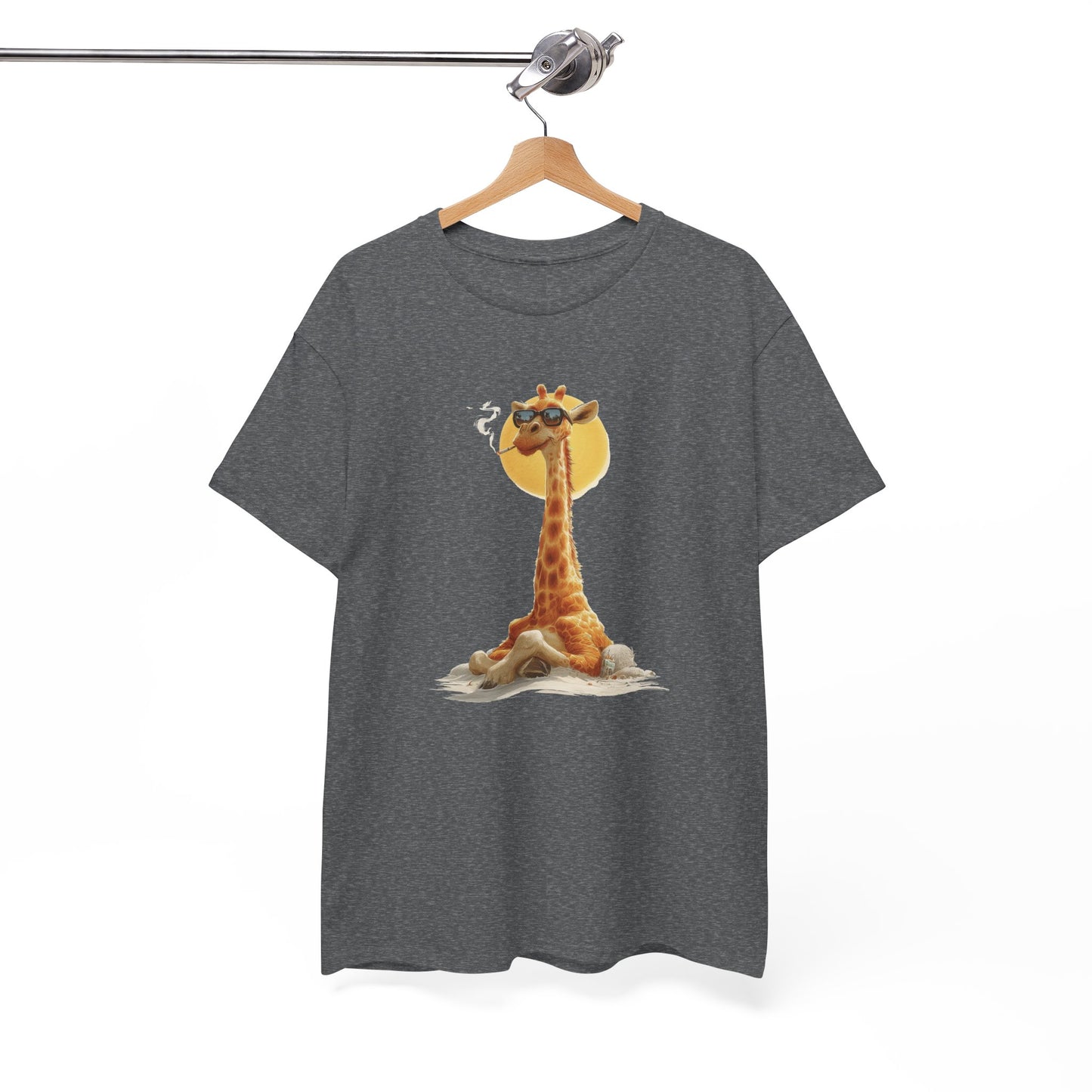 Cool Giraffe Graphic Tee, Unisex Funny Shirt, Casual Summer Top