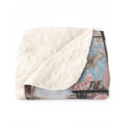 Cozy Farmhouse Sherpa Fleece Blanket, Pig Decor, Rustic Home Accents, Cozy Gift, Couch Throw Blanket, Farmhouse Decor, Animal Lover Gift