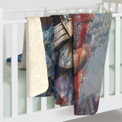 Patriotic Sherpa Fleece Blanket - Cozy Americana Home Decor, Military Themed Gift, Comfortable Throw for Veterans, Memorial Day, [...]