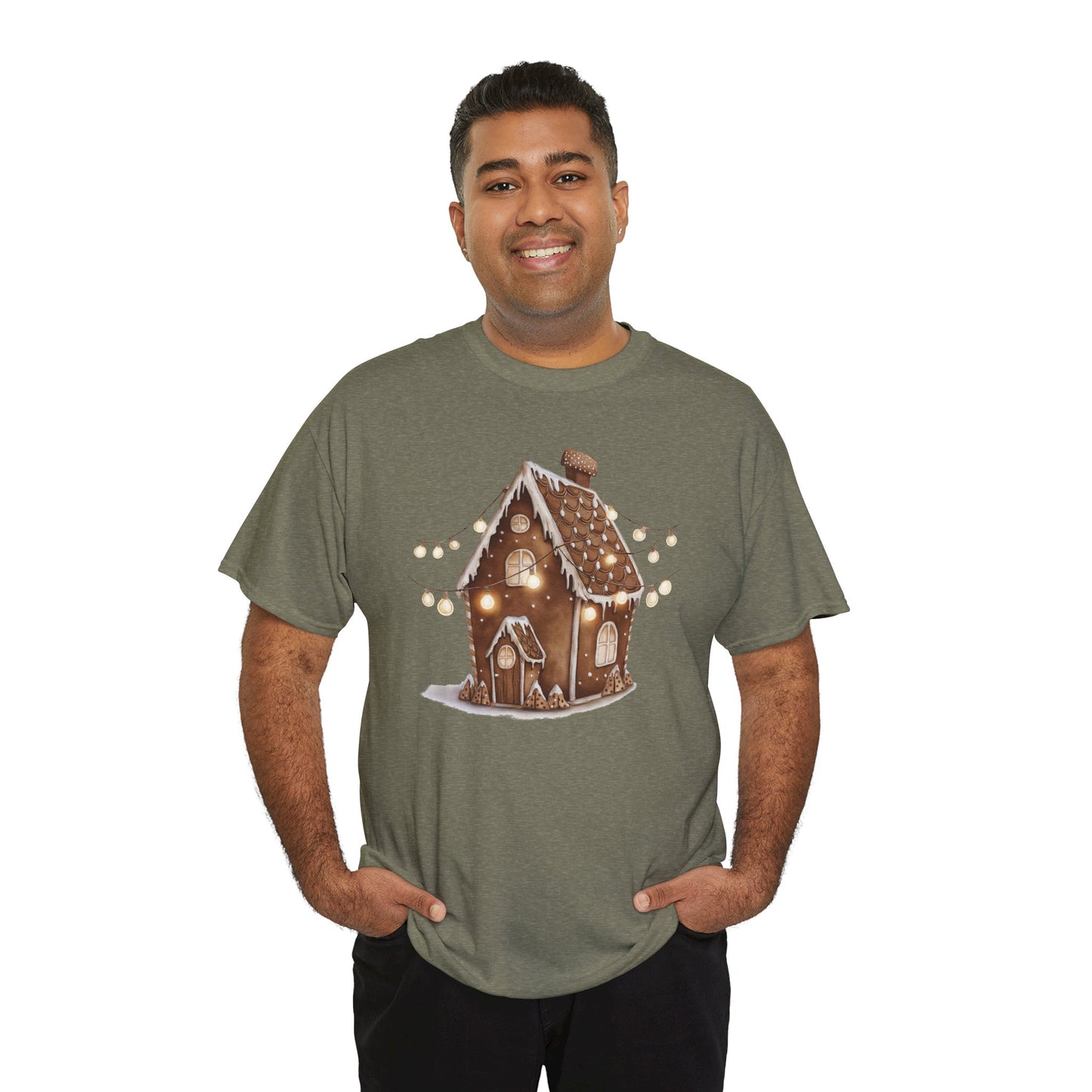Festive Gingerbread House Tee | Unisex Heavy Cotton T-Shirt, Cozy Holiday Apparel, Christmas Gift, Winter Wonderland Clothing, Cute [...]
