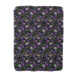 Cozy Floral Sherpa Fleece Blanket, Warm Soft Throw, Perfect for Any Occasion, Snuggle Up Comfort