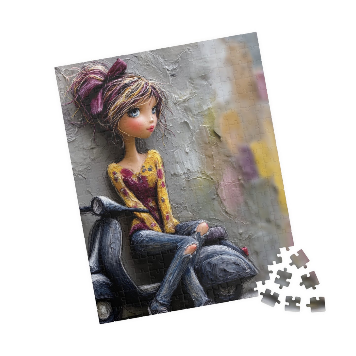 Artistic Girl Puzzle, 110, 252, 520, 1014-piece, Fun Family Activity, Gift for Art Lovers