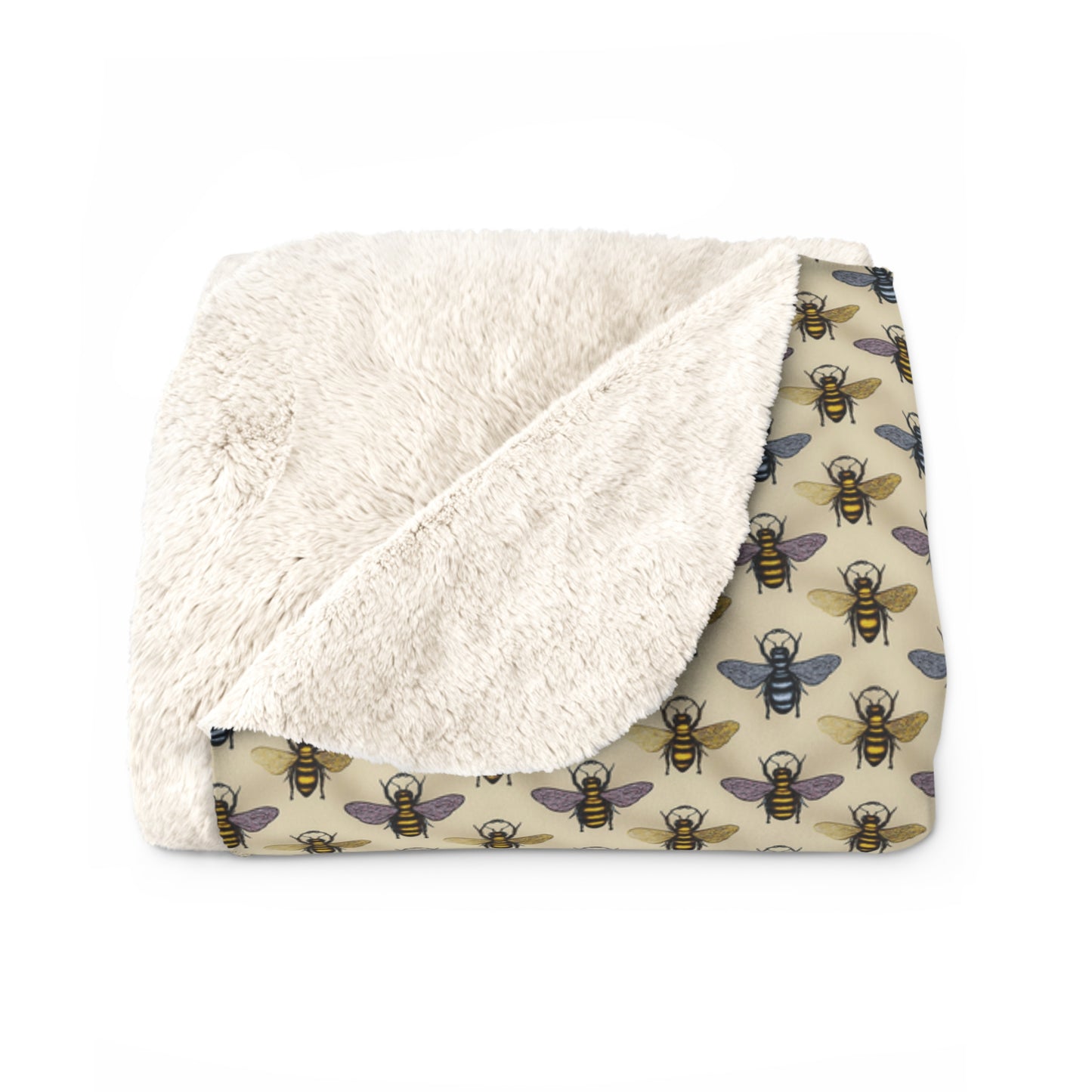Cozy Sherpa Fleece Blanket for Home Decor, Perfect Gift for All Occasions, Soft Throw for Winter Nights, Bee Patterned Blanket, Cozy [...]