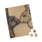 Artistic Bunny Puzzle - Perfect for Family Game Night, Gifts for Animal Lovers, Home Decor, Educational Fun, Cozy Nights