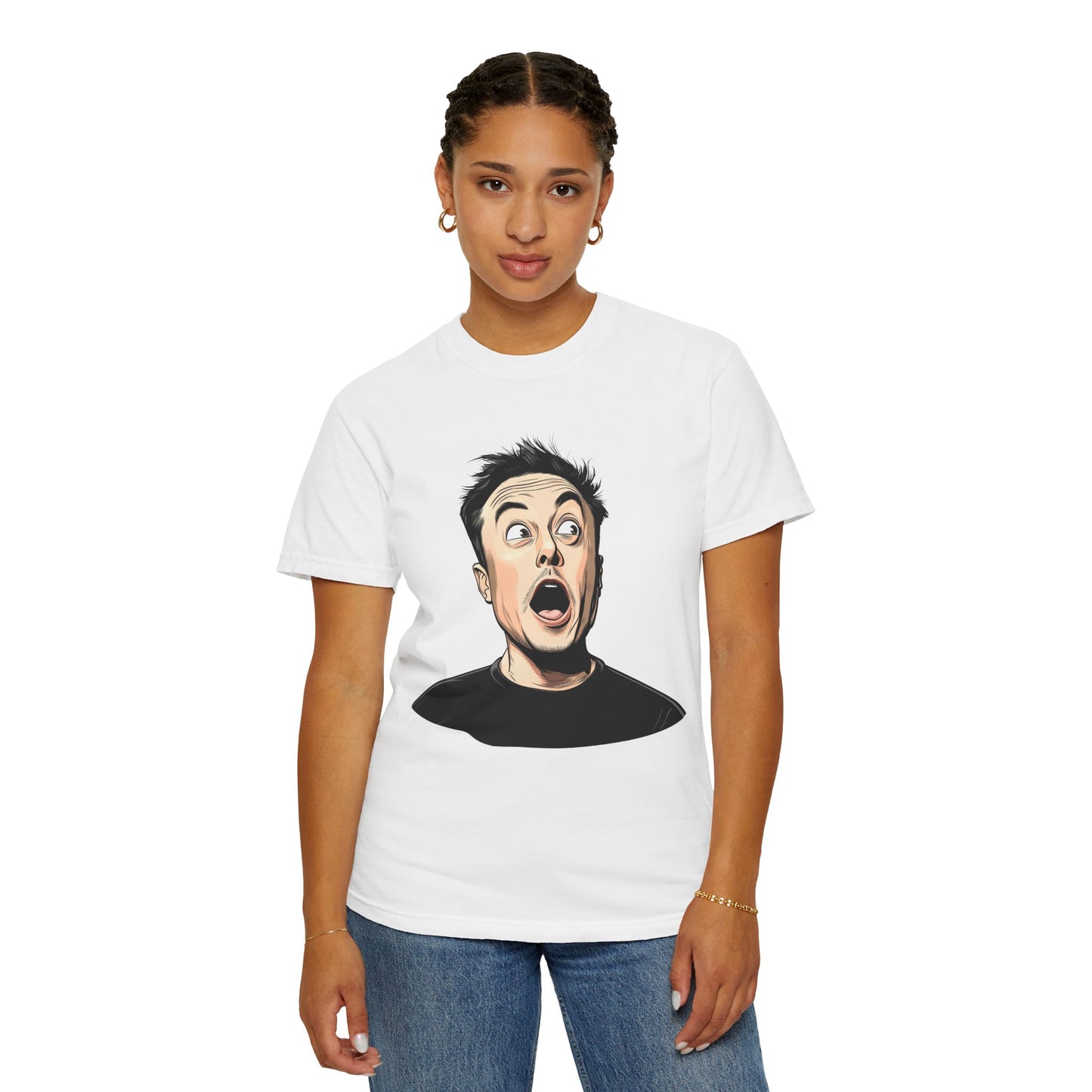 Elon Musk Shocked Expression Unisex T-shirt