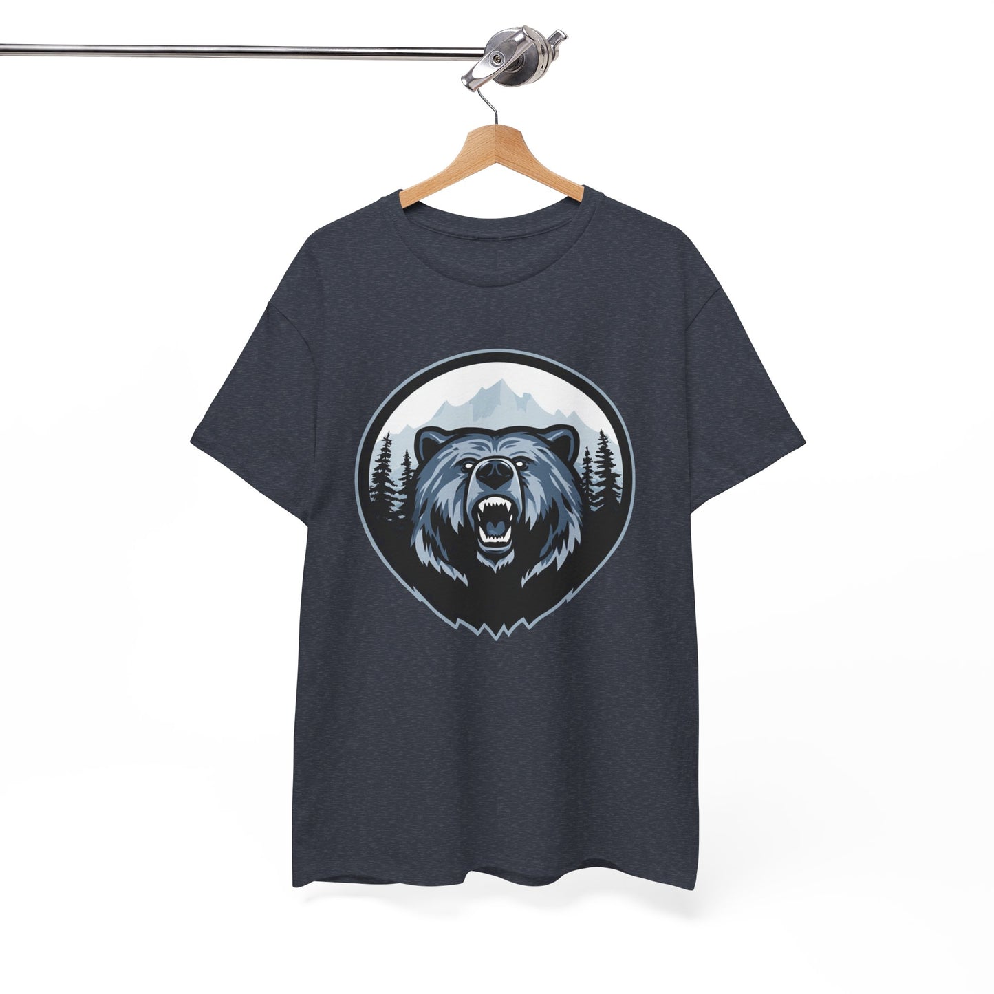 Majestic Bear Graphic Tee | Unisex Heavy Cotton Shirt, Animal Lover Gift, Outdoor Adventure Wear, Nature Lover Apparel, Birthday Gift, [...]
