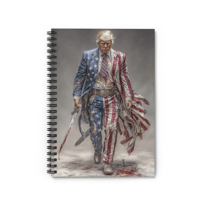 Patriotic Spiral Notebook, Motivational Journal, Unique Gift for Political Enthusiasts, American Pride Note-taking, Ideal for Events [...]