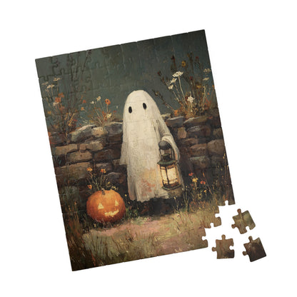 Halloween Ghost Puzzle - Spooky 110/252/520/1014-Piece Art, Perfect Gift for Fall Celebrations, Family Fun Decor, Autumn Activities, [...]