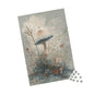 Pretty Mushroom Puzzle - Enchanting Nature Scene, 110-1014 Pieces, Perfect Gift for Puzzle Lovers
