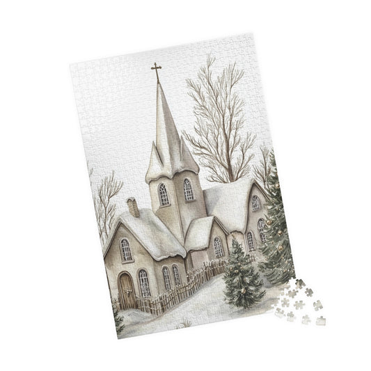 Winter Wonderland Puzzle, Cozy Family Activity, Holiday Home Decor, 110-1014 Pieces, Christmas Gift Idea, Relaxing Puzzle Fun