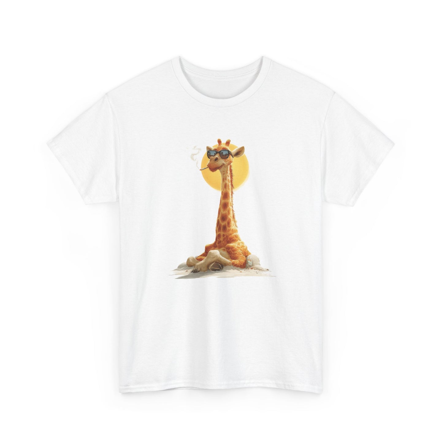 Cool Giraffe Graphic Tee, Unisex Funny Shirt, Casual Summer Top