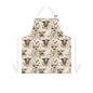 Rustic Cow Print Apron, Stylish Cooking Gift, Farmhouse Kitchen Accessory, Perfect for Chefs, BBQ Lovers, Home Cooks