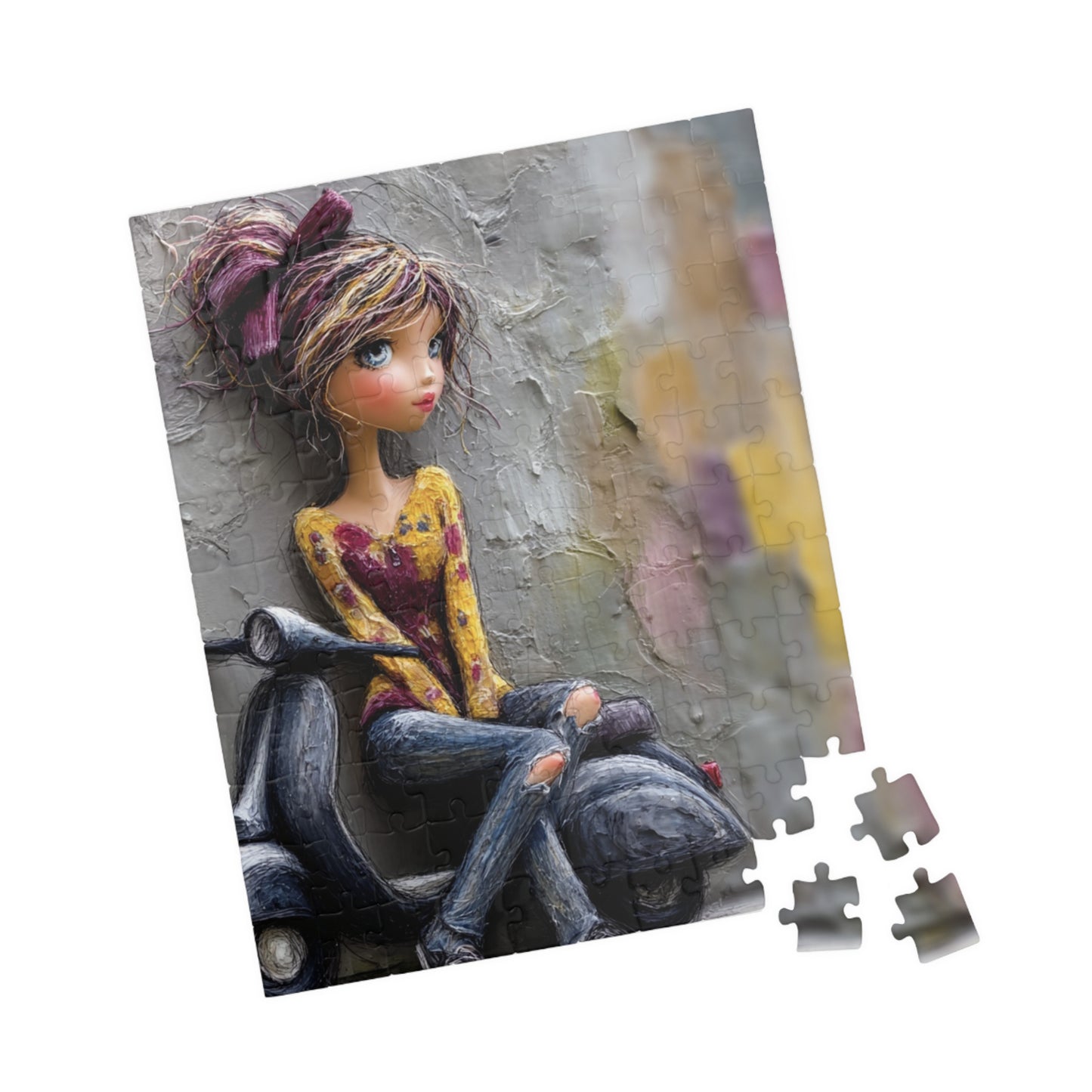 Artistic Girl Puzzle, 110, 252, 520, 1014-piece, Fun Family Activity, Gift for Art Lovers