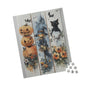 Charming 3Plex Halloween Puzzle | 110, 252, 520, 1014-piece Jigsaw, Fall Decor, Family Time, Fun Halloween Gift, Home Activity