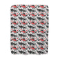 Cozy Sherpa Fleece Blanket with Whimsical Fish Design, Perfect Gift for Home Decor, Holidays, or Picnics, Soft Plush Throw