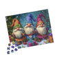 Gnome Holiday Puzzle Set | Festive 110, 252, 520, 1014-piece Jigsaw for Family Fun, Cozy Nights, Gift Idea