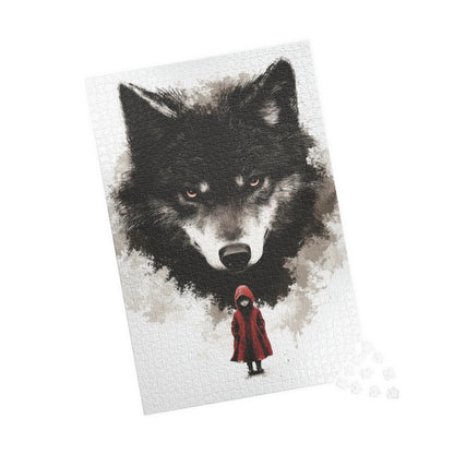 Mystical Wolf Puzzle | 110, 252, 520, 1014-piece, Dreamy Art, Gift for Animal Lovers, Family Fun, Home Decor, Game Night