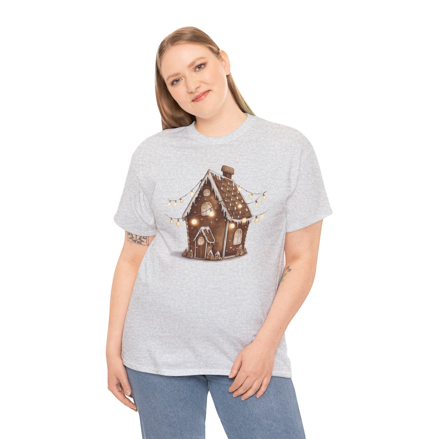Festive Gingerbread House Tee | Unisex Heavy Cotton T-Shirt, Cozy Holiday Apparel, Christmas Gift, Winter Wonderland Clothing, Cute [...]