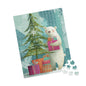 Festive Polar Bear Puzzle – Cozy Family Fun for Christmas, Holiday Gift, Winter Activity, Children's Game, Home Decor