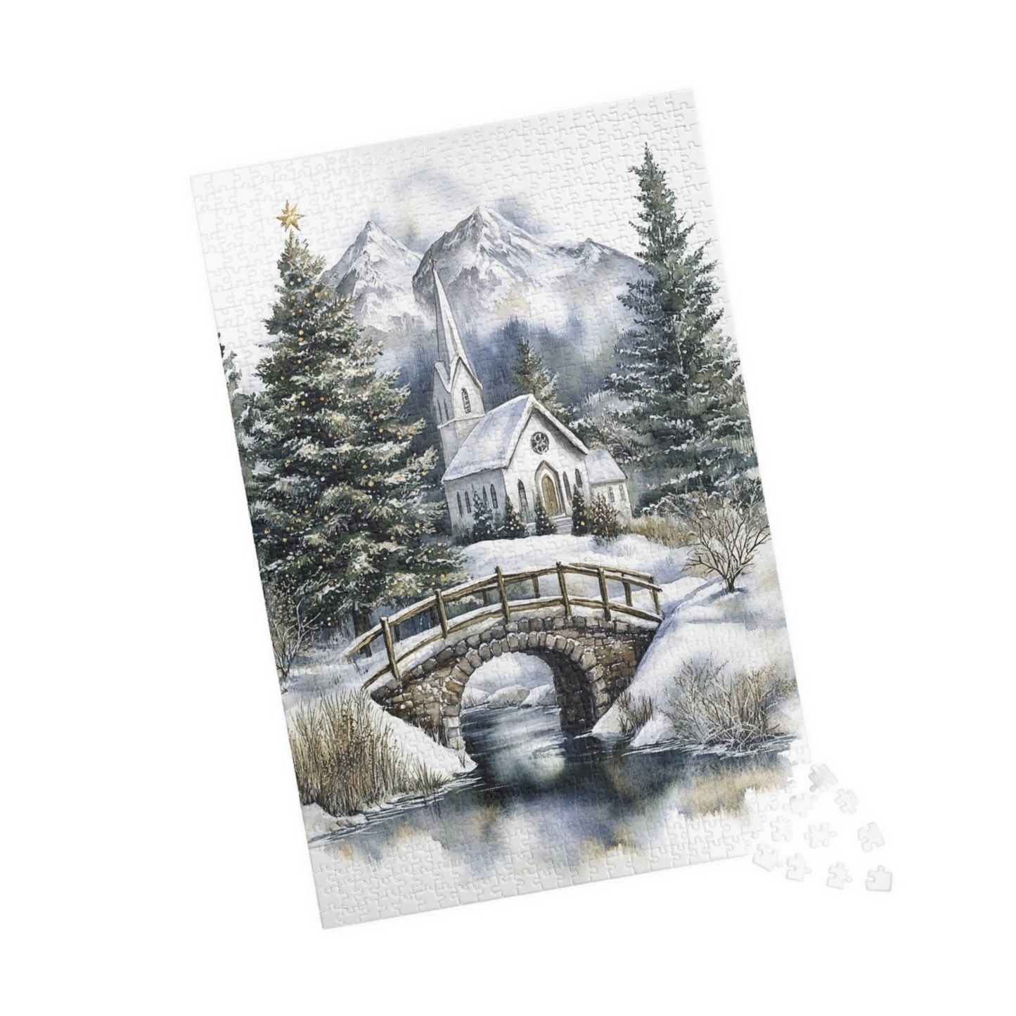 Winter Wonderland Puzzle - Cozy Holiday Nostalgia, Family Fun, Perfect Gift, 110-1014 Pieces, Seasonal Decor