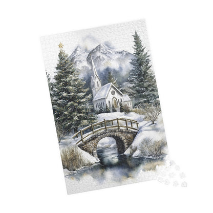 Winter Wonderland Puzzle - Cozy Holiday Nostalgia, Family Fun, Perfect Gift, 110-1014 Pieces, Seasonal Decor