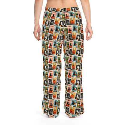 Cozy Halloween Women's Pajama Pants, Fun PJs for Fall, Holiday Sleepwear, Gift for Her, Lounge Pants