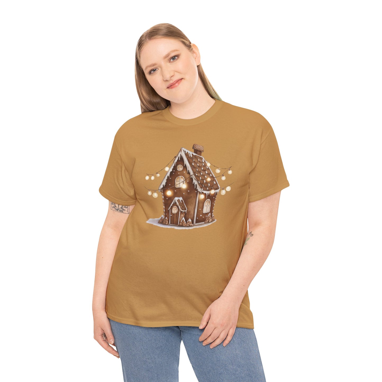 Festive Gingerbread House Tee | Unisex Heavy Cotton T-Shirt, Cozy Holiday Apparel, Christmas Gift, Winter Wonderland Clothing, Cute [...]