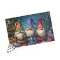 Gnome Holiday Puzzle Set | Festive 110, 252, 520, 1014-piece Jigsaw for Family Fun, Cozy Nights, Gift Idea