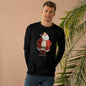 Festive Santa Longsleeve Tee - Christmas Gift, Holiday Wear, Winter Apparel, Cozy Style, Casual Outfit