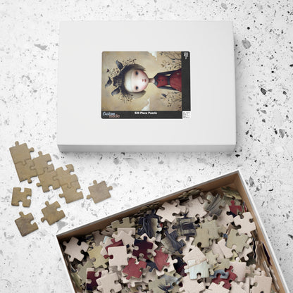Artistic Puzzle with Retro Emo Design, Perfect Gift for Puzzle Lovers, Home Decoration, Relaxation, Unique Artwork