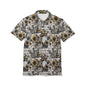 Floral Gnome Unisex Polo Shirt | Cute Summer Apparel, Garden Party Attire, Casual Wear, Gift for Him/Her, Eco-Friendly Fashion
