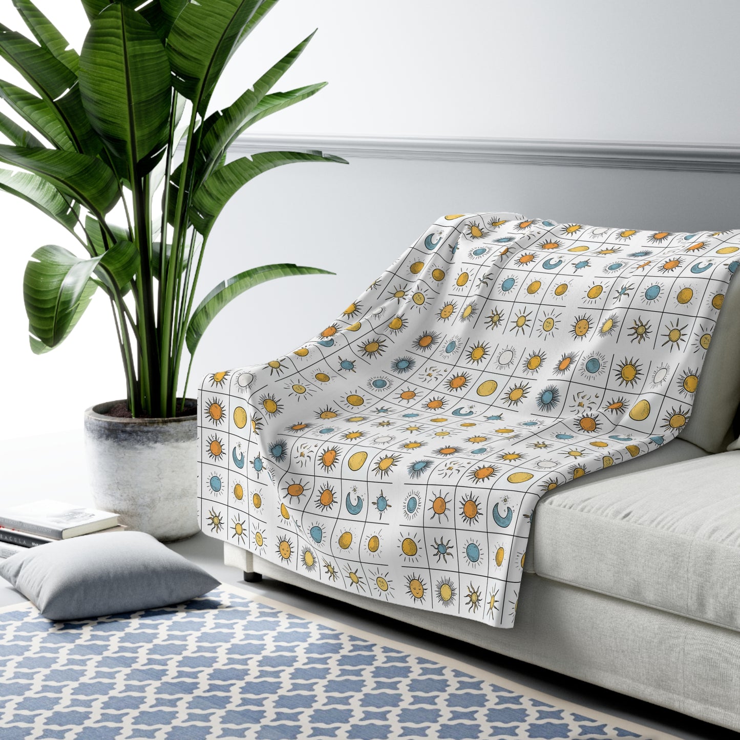 Sherpa Fleece Blanket - Gift for New Baby Astrology Lover