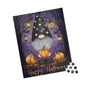 Halloween Puzzle with Gnome Design, Cozy Family Activity, 110-1014 Piece Jigsaw, Perfect for Autumn Celebrations, Fun Gift Idea