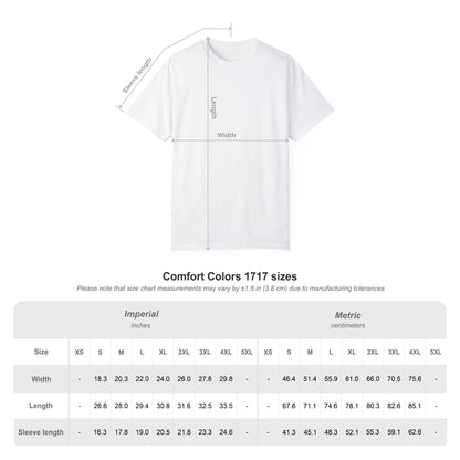 Comfort Colors Embroidered Hand-Illustrated Astrology Ying Yang Unisex T-Shirt, Cool Graphic Tee