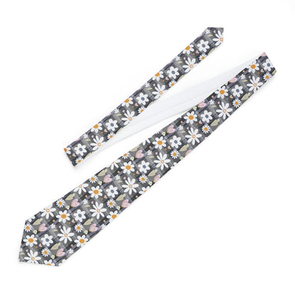 Floral Pattern Necktie - Stylish Accessory for Weddings, Celebrations, Groomsmen Gifts, Spring Events, Unique Fashion Statement
