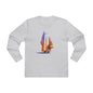 Men's Base Longsleeve Tee - Halloween Ghost Ready to Trick or Treat