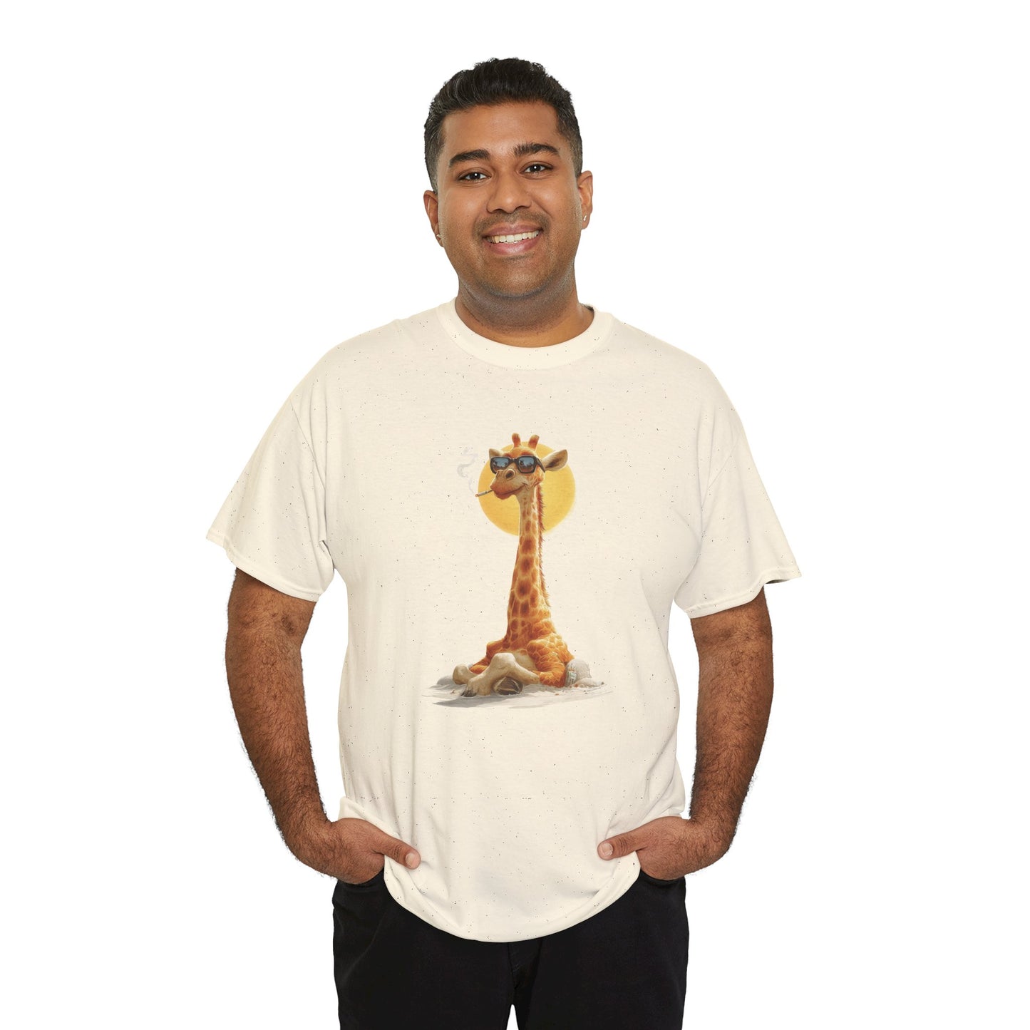 Cool Giraffe Graphic Tee, Unisex Funny Shirt, Casual Summer Top