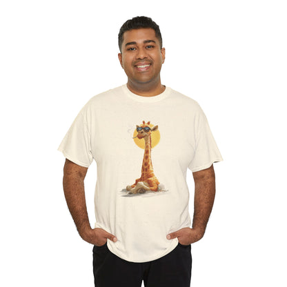 Cool Giraffe Graphic Tee, Unisex Funny Shirt, Casual Summer Top