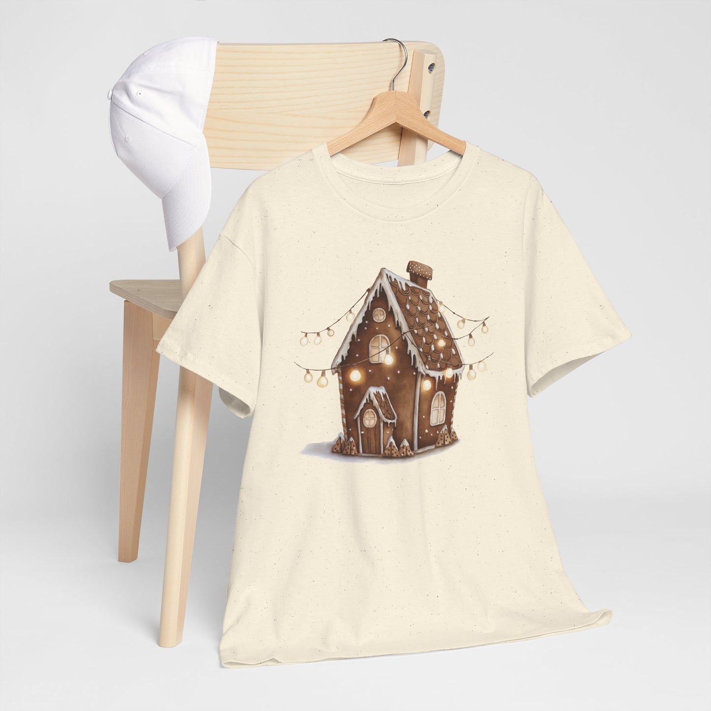 Festive Gingerbread House Tee | Unisex Heavy Cotton T-Shirt, Cozy Holiday Apparel, Christmas Gift, Winter Wonderland Clothing, Cute [...]