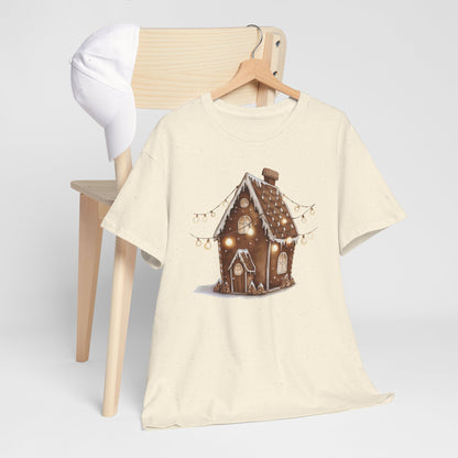 Festive Gingerbread House Tee | Unisex Heavy Cotton T-Shirt, Cozy Holiday Apparel, Christmas Gift, Winter Wonderland Clothing, Cute [...]