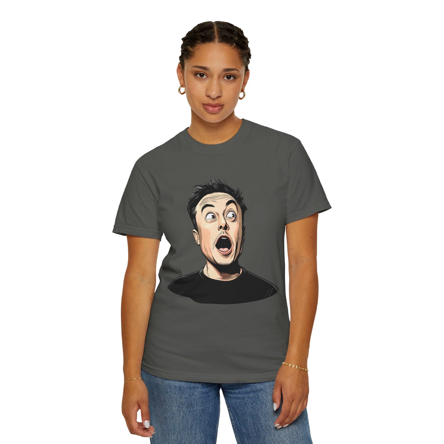 Elon Musk Shocked Expression Unisex T-shirt