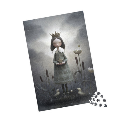 Halloween Girl Art Puzzle - Enchanting Kingdom Design, 110-1014 Pieces, Perfect for Family Game