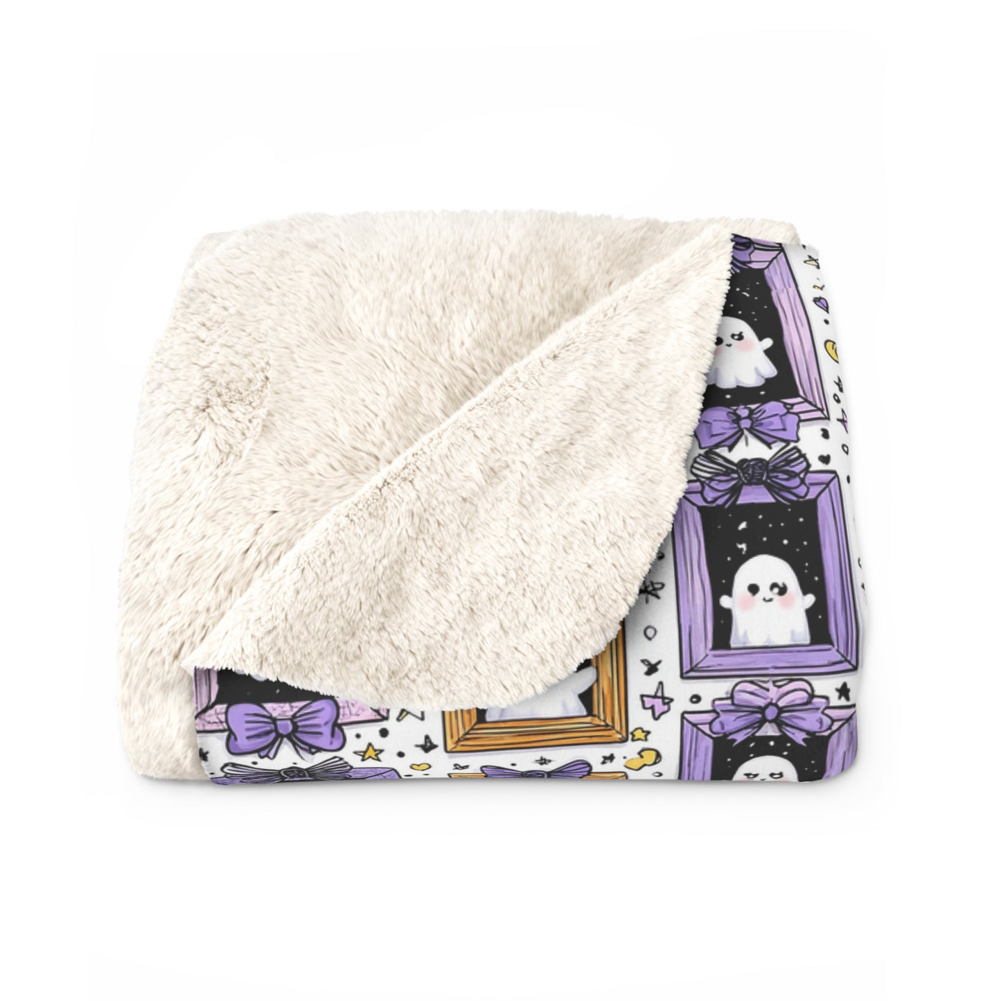 Sherpa Blanket - New Halloween Baby October Birth