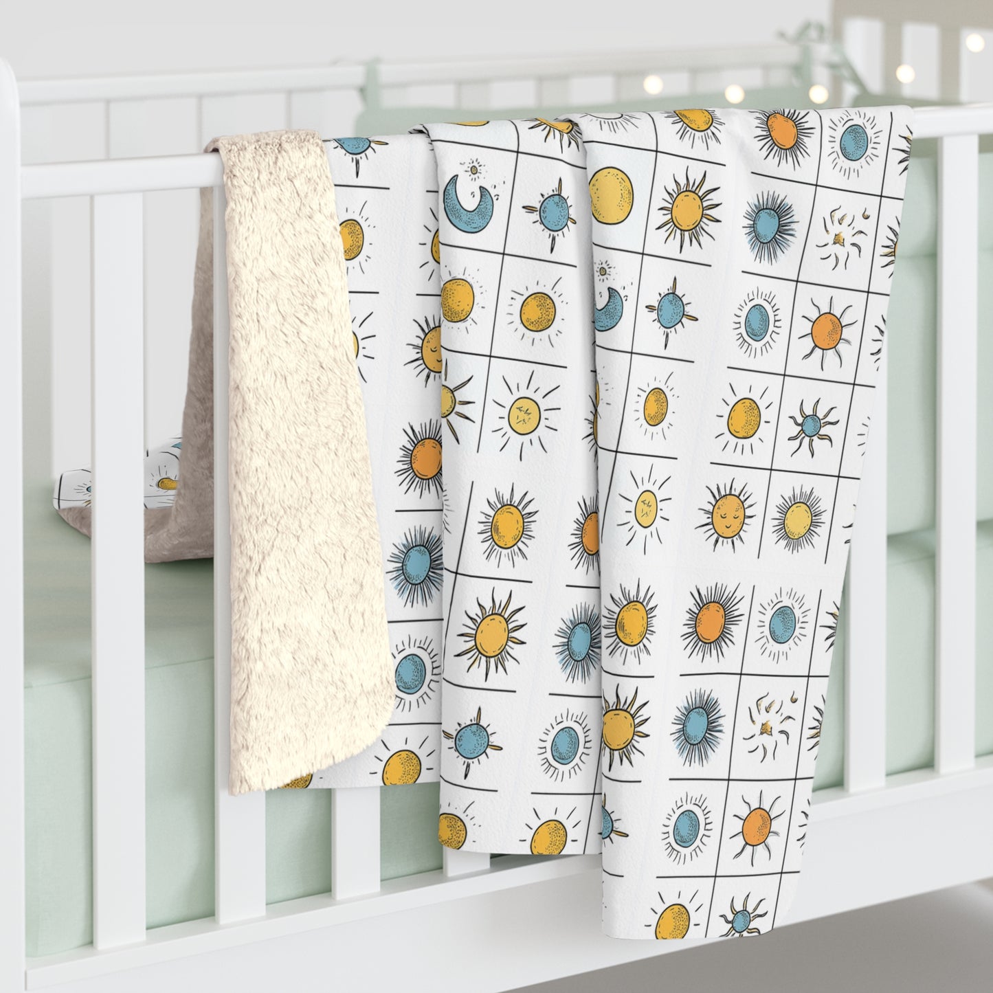 Sherpa Fleece Blanket - Gift for New Baby Astrology Lover