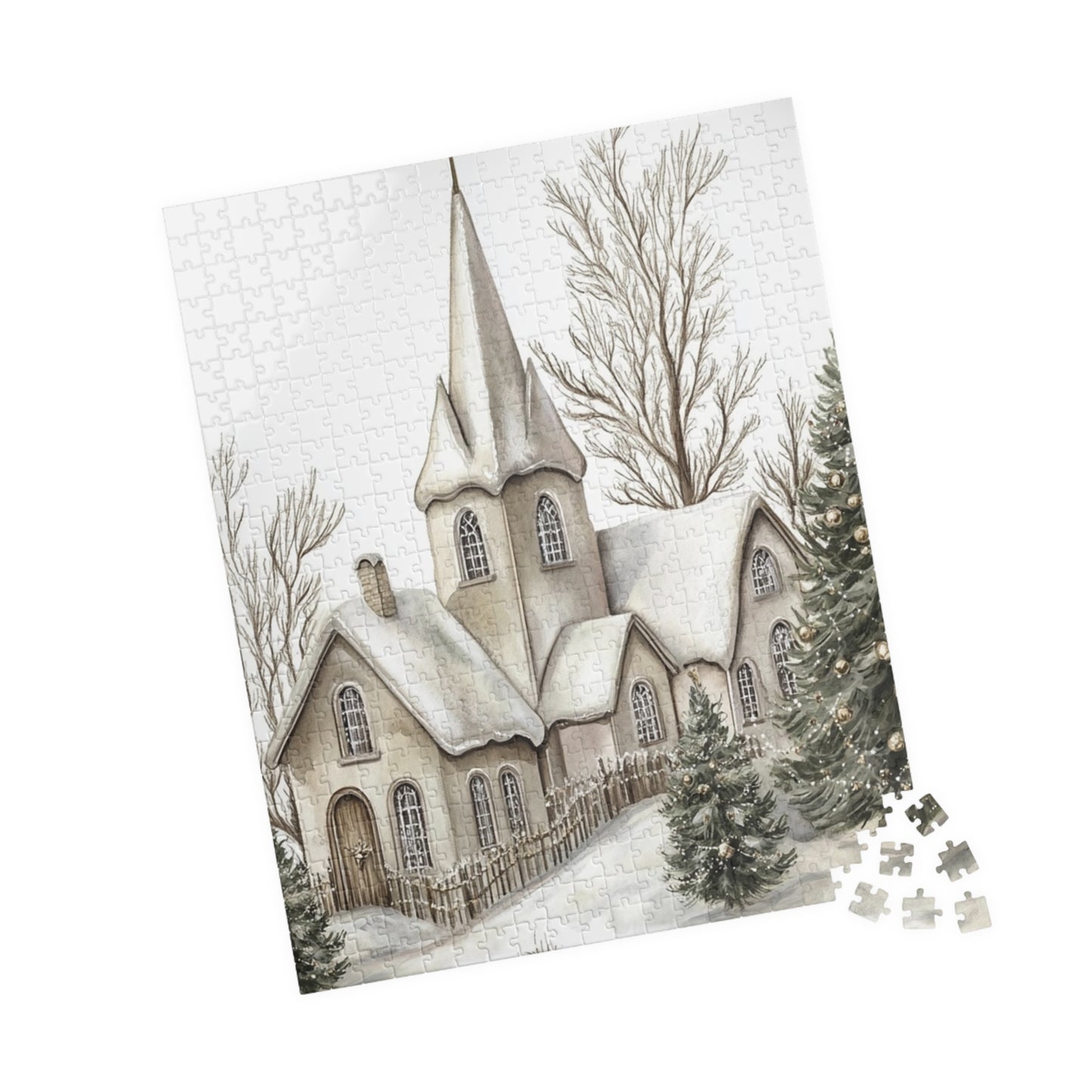 Winter Wonderland Puzzle, Cozy Family Activity, Holiday Home Decor, 110-1014 Pieces, Christmas Gift Idea, Relaxing Puzzle Fun