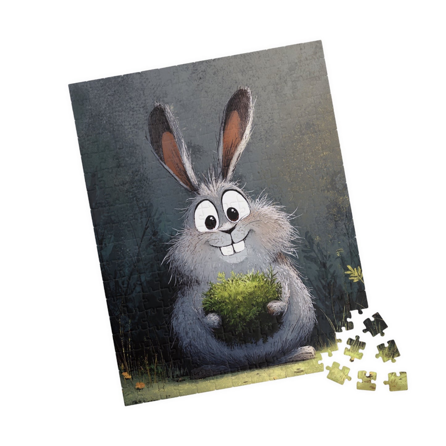 Cute Bunny Puzzle for Family Fun, 110-1014 Piece Jigsaw Game, Cozy Gift for Kids and Adults, Perfect for Holidays, Family Nights