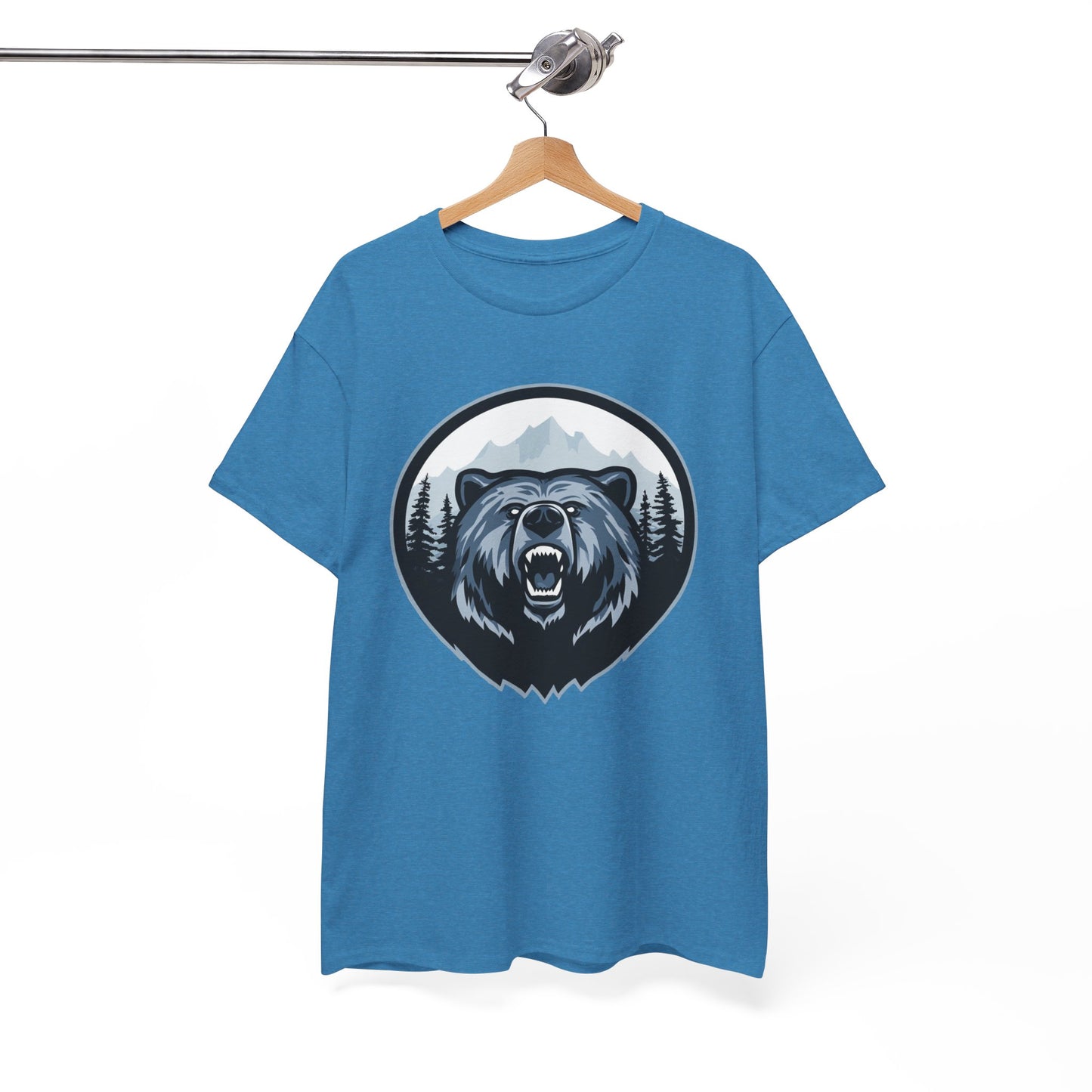 Majestic Bear Graphic Tee | Unisex Heavy Cotton Shirt, Animal Lover Gift, Outdoor Adventure Wear, Nature Lover Apparel, Birthday Gift, [...]