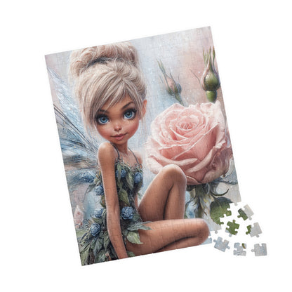 Puzzle - Cute Fairy and Rose