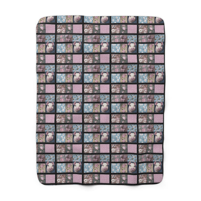 Looks like a Quilt - Retro Pig Pattern