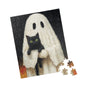 Spooky Cat Ghost Puzzle | Halloween Gift, Halloween Decor, Fun Puzzle, Cat Lover Gift